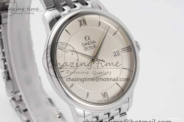 0311 Bright De Ville SS DIWF 1:1 Best Edition Silver Dial SS Markers on SS Bracelet MIYOTA 7848